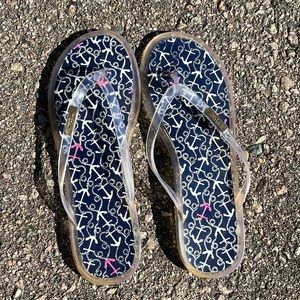 Lilly Pulitzer Jelly flip flops